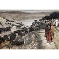 thumbnail image 2 of Tissot, James 14x11 Black Ornate Wood Framed with Double Matting Museum Art Print Titled - Rich Man Who Went Away Sorrowful, 2 of 4