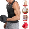 thumbnail image 4 of Traje De Sauna Para Hombre Chaleco De Sudor Entrenador De Cintura Body Shaper Camiseta Sin Mangas Compresión L Magideal Traje De Sauna Para Hombre Chaleco De Sudor Entrenador De Cintura Body Shaper Camiseta, 4 of 6