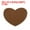 Brown, variant on Uxcell Tennis Racket Vibration Dampener Soft Silicone Racket Shock Absorber for Tennis Racquet String - Heart Shaped Red
