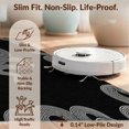 thumbnail image 6 of Design&I 8'x10' Washable Area Rug Print Minimalist Serpent With Clean Modern Accents Snake Animal Refined for King Size Bedroom, Under Bed, Sleek Flatweave Pet Friendly, 6 of 7