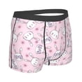thumbnail image 4 of Uemuo Cute Rabbit Flower Pattern Men's Boxer Briefs,Trunk Anti-Chafing,Comfortable, Durable, and Stylish Underwear-XX-Large, 4 of 9