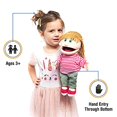 thumbnail image 2 of 14" Emily, Peach Girl, Hand Puppet, 2 of 5