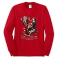thumbnail image 2 of If It's Not a Chocolate Lab It's Just a Dog Gift | Mens Dog Lover Long Sleeve T-Shirt, Red, 3XL, 2 of 3