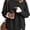 Black, variant on Womens Oversized Crewneck Sweatshirt - Teacher Outfits Fall Long Sleeve Top