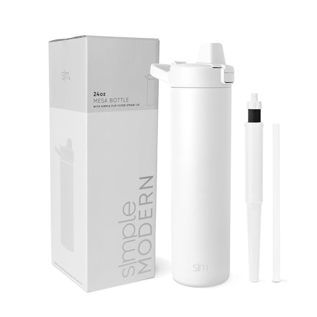 Botella de agua simple, moderna, con aislamiento filtrado, 700 ml, para invierno