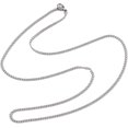 thumbnail image 4 of Tarnish Resistant Unisex Casual Style 304 Stainless Steel Curb Chain Necklaces with Lobster Claw Clasps Stainless Steel Color 19.7 inch(50cm), 4 of 4
