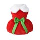thumbnail image 1 of Vestidos para perros, vestidos navideños para perros, disfraces de Papá Noel, ropa para perros con temática navideña, faldas cálidas de invierno con cinturón Chris, 1 of 7