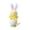Yellow White, variant on Vaveren Easter Rabbits Ear Chick Gift Party Favors Crafts Home Furnishing Handmade Table Yellow White
