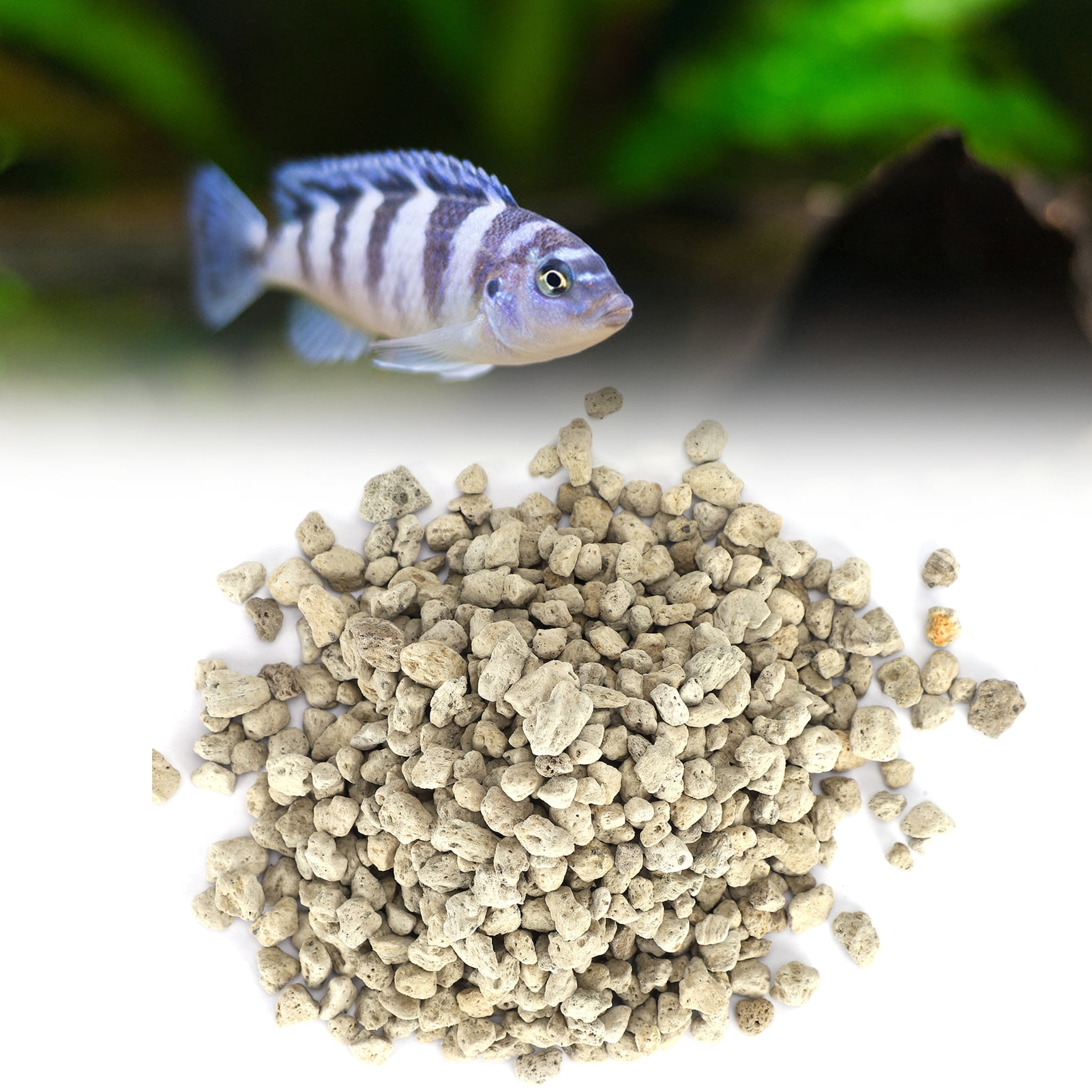 Noref 1L Fish Tanks Pumice Stone Aquarium Substrate Fish Tanks Pumice