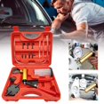 thumbnail image 1 of Measuring Ruler Under $25 Brake Bleeder Kit With Vacuum Gauge Handheld Self Bleeding System For Cars Motorcycles & Trucks Includes Pump Reservoir Hoses & 8 Adapters In Portable Case, 1 of 6