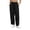 Black, variant on Women Baggy Harem Pants Summer Drawstring Elastic Waist Side Slits Casual Loose Lightweight Lounge Pant Beach Travel Vacation Trousers with Pockets