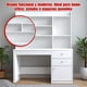 thumbnail image 2 of Escritorio Blanco Moderno Muebles Para Home Office Juvenil, 2 of 7