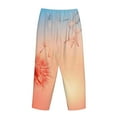 thumbnail image 5 of Xecao The Sunset of Dandelion Women's Straight Lounge Pajama Pants: The Epitome of Relaxed Sleepwear, 5 of 9
