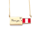 thumbnail image 1 of Perú bandera nacional país símbolo Mark patron de América del Sur Sobre de carta de amor, collar y joyas colgantes, 1 of 3