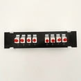thumbnail image 2 of CEORPER Optical Fiber Wall Mount Ethernet Cable Bar Keystone- Jack RJ45 Coupler, 2 of 9