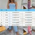 thumbnail image 3 of Womens Pajama Sets Summer Solid Color Lace Pajama Sets with Pants Leisure Boat Neck Sleeveless Sleepwear Summer Pajamas, 3 of 4