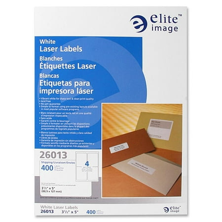 Elite Image White Mailing/Address Laser Labels