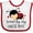White and Red, variant on Inktastic Loved by My Great Aunt Boys or Girls Baby Bib