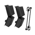 thumbnail image 2 of 2 protectores resistentes para guardabarros de PWC, color negro, fáciles de guardar con cordones elásticos, prácticos accesorios para guardabarros, 2 of 8