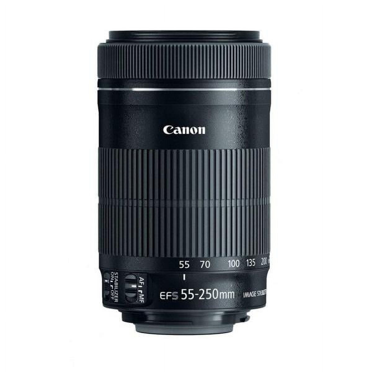 Canon EF-S 55-250mm f/4-5.6 IS Telephoto Zoom Lens for SLR Cameras
