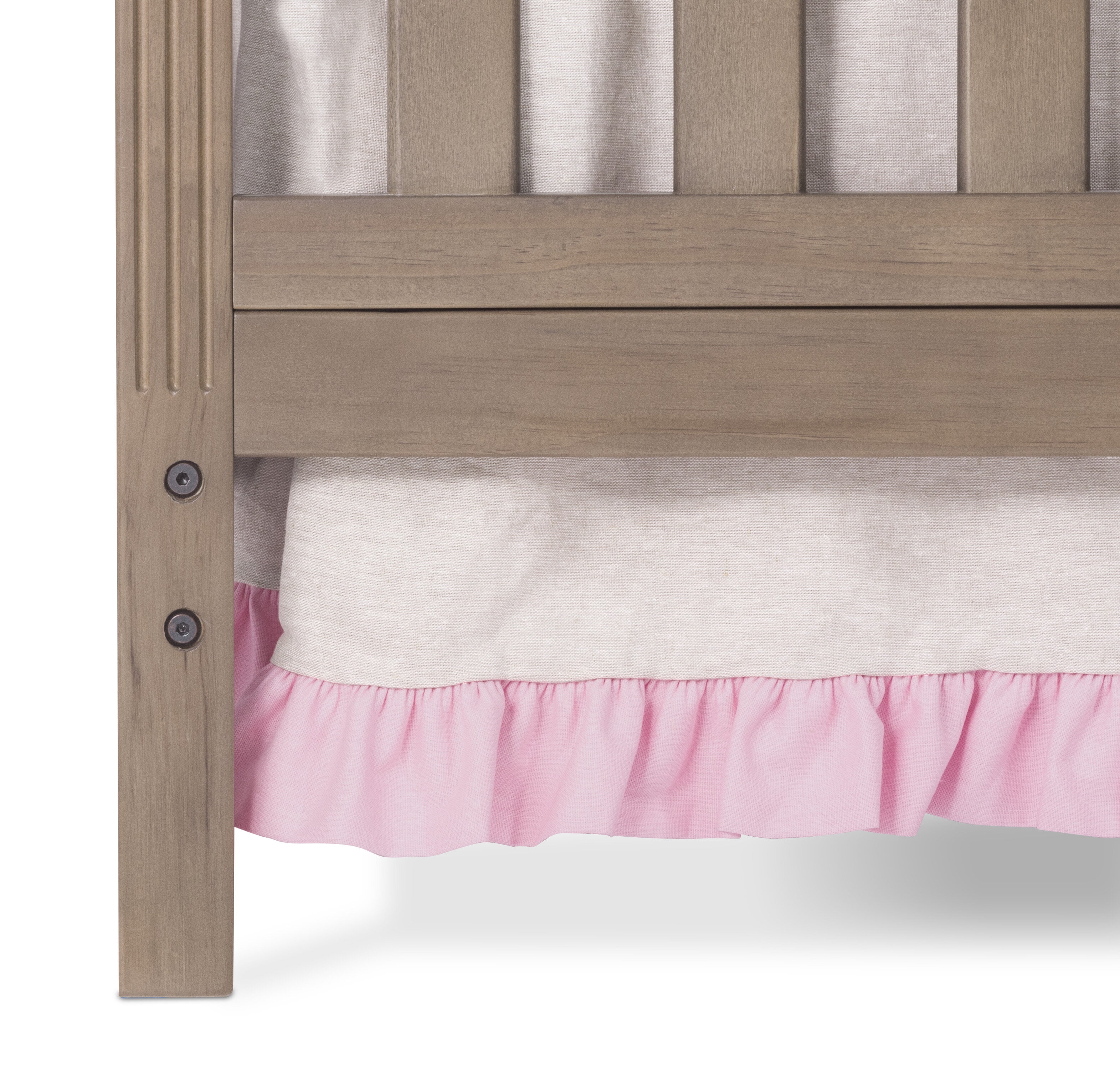 Child Craft Sidney 4-in-1 Convertible Crib, Dusty Heather Brown