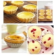 thumbnail image 5 of 20 piezas tarta de huevo, molde de aluminio para galletas, cupcakes, molde forrado, herramienta para hornear de estaño, 5 of 5