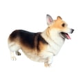 thumbnail image 3 of Figura de perro Corgi, juguete decorativo, mini juguetes educativos, esculturas, juguete de animales pequeños para regalos de fiesta, regalo de fiesta marrón, 3 of 10