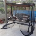 thumbnail image 4 of Zippered Mosquito Net with Roof for Outdoor Patio Swing - Weatherproof Enclosure, 4 of 4