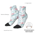 thumbnail image 6 of Rocae Tropical Flamingo for Premium Adult Socks,Comfortable, Breathable, and Durable Socks, Perfect for Everyday Wear, 6 of 7