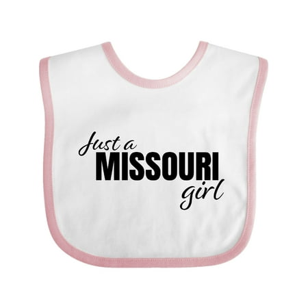 

Inktastic Just a Missouri Born and Raised Gift Baby Girl Bib