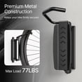 thumbnail image 4 of 4 Pack Bike Rack Garage Heavy Duty Wall Mount Swivel Hangers Holds 77 Lbs Adjustable Indoor Storage for Bedroom Home Office, 4 of 8