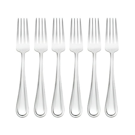 ACDANC 2026 New Set of 6 Stainless Steel Dinner Fork Set for Home, Kitchen, Dining, Restaurant, Party, Daily Use