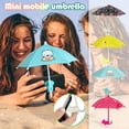 thumbnail image 3 of OAVQHLG3B Phone Umbrella for Sun Mini Umbrella for Phone with Universal Adjustable Piggy Suction Cup Stand, Outdoor Cell Phone Umbrella Sun Shade Anti-Glare, 3 of 3