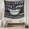 thumbnail image 5 of Black Vintage Art Tapestry for Bedroom Wall Hanging Tapestry, White Bathtub Retro Art Ceiling Backdrop Tapestries Poster Blanket Wall Decor for Teens Room Living Room Dorm 39" x 59", 5 of 8