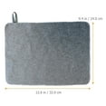 thumbnail image 2 of WRISTBIQUE 1Set Lightweight Grey Sauna Felt Hat with Mittens and Pad for Hair Protection, 2 of 8