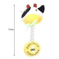 thumbnail image 2 of Dog Squeaky Toy Cartoon: Plush Funny Dog Rope Toy Puppy Teething Toy Pet Tug Toy, 2 of 10