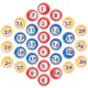 thumbnail image 2 of Replacement Bingo Balls 30-Piece Set: Numbered Plastic Lottery Game Balls for Bingo, Raffles & Events, 2 of 2