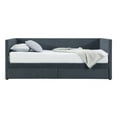 thumbnail image 4 of Harper & Bright Designs Twin Size Corduroy Daybed with 2 Storage Drawers, Modern Twin Upholstered Daybed Frame, Twin Sofa Bed for Living Room Bedroom Guest Room, Gray, 4 of 11
