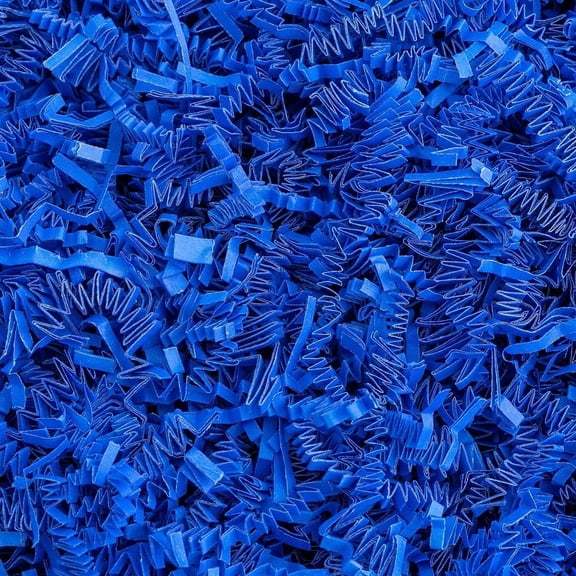 Crinkle Cut Paper Shred Filler (2 LB) for Gift Wrapping & Basket Filling - Sky Blue| MagicWater Supply