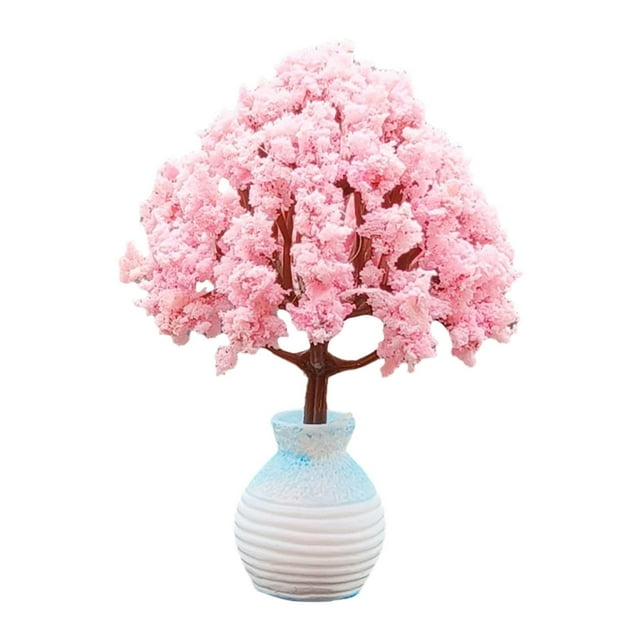 Bonsái artificial shamjiam decoración salpicadero coche plantas artificiales Estilo F