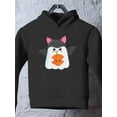 thumbnail image 3 of Cute Trick Or Treat Baby Ghost Hoodie Toddler -Image by Shutterstock,  4 Toddler, 3 of 4
