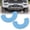 Baby Blue, variant on RECON - Fits 15-23 F150 & Raptor Models Tow Hook Covers 2-Piece Set of 100% Silicone Rubber Covers Heavy Duty Rugged Durability Unique Style Protection (Green)