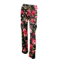 thumbnail image 6 of Edvintorg Women's Floral Print High Waist Beach Wide Leg Palazzo Pants Summer Casual Loose Lounge Pants With Pocket On Clearance, 6 of 6