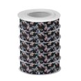 thumbnail image 5 of 5 Rolls Christmas Ribbon 1.5 inch Wide Decorative Ribbon for Gift Wrapping and Holiday Decorations Pink and Cyan Butterflies, 5 of 7