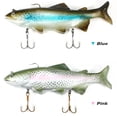 thumbnail image 4 of Señuelo de pesca de PVC realista de 30 cm / 11,8 pulgadas Cebo blando, 4 of 7