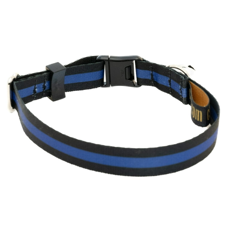 Thin blue line cat collar top