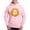 Pink, variant on - Bitcoin Logo Hoodie - Pullover Hoodie, Hooded Sweatshirt
