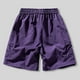 thumbnail image 3 of Mens Shorts Cintura Elástica con Bolsillos Color Sólido Casual Cremallera Bolsillo Shorts de Ropa de Trabajo, Poliéster, 3 of 5