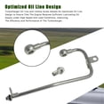 thumbnail image 4 of BIBABLYKE Engine Oil Feed Supply Delivery Line with Hollow Screw for C250 12-15 Replace 2710900477 0019972401 Auto Accessory, 4 of 8