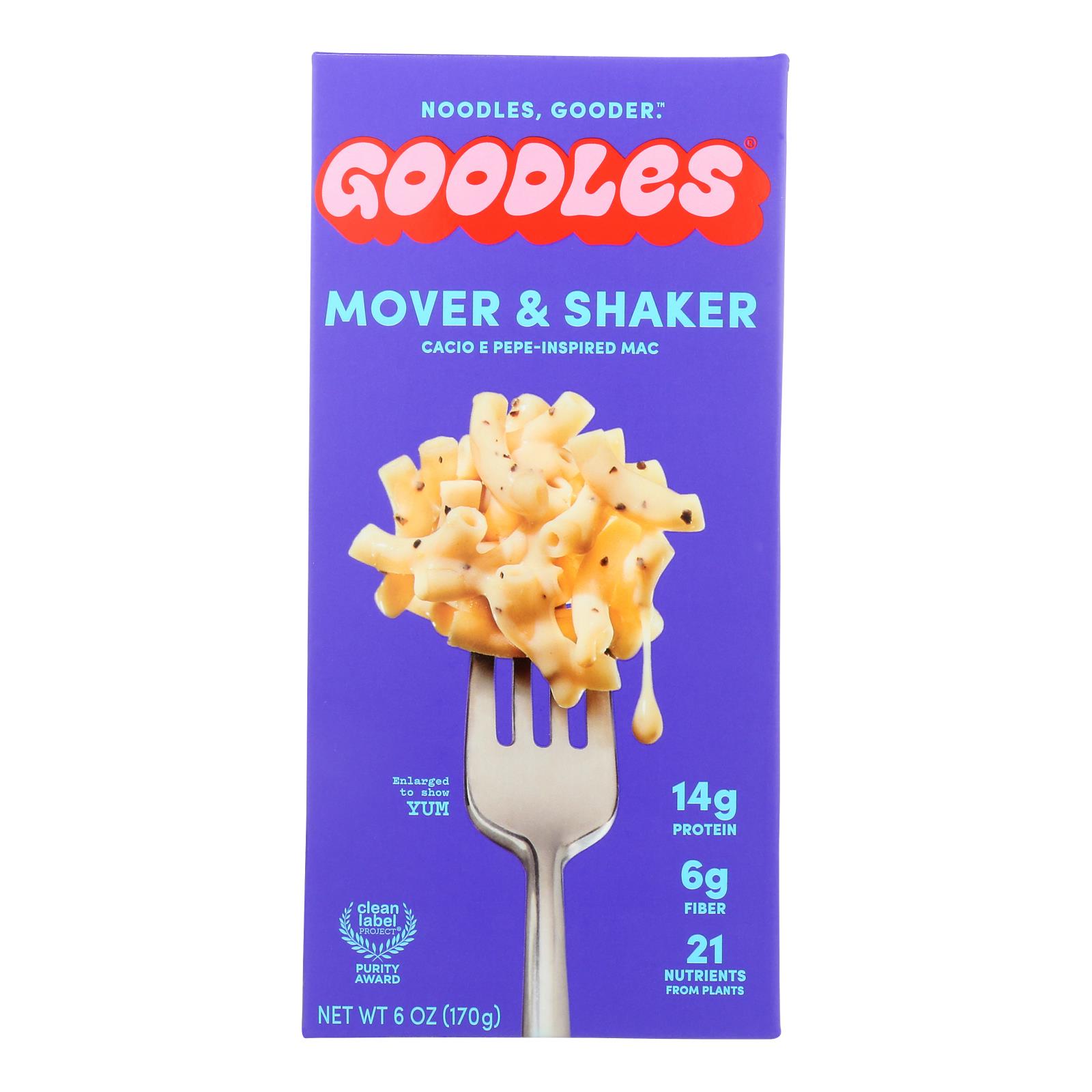 Goodles Mac & Cheese Mover Shaker Case of 126 OZ